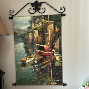 Beautiful original oil painting on stretched canvas